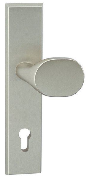 Kování bezpečnostní ATLAS klika/madlo 72 mm vložka nerezový elox F9 - Kliky, okenní a dveřní kování, panty Kování dveřní Kování dveřní bezpečnostní