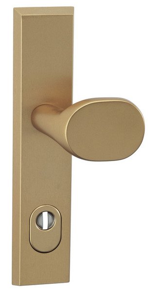 Kování bezpečnostní ATLAS PLUS klika/madlo 90 mm vložka bronzový elox F4 s překrytím - Kliky, okenní a dveřní kování, panty Kování dveřní Kování dveřní bezpečnostní