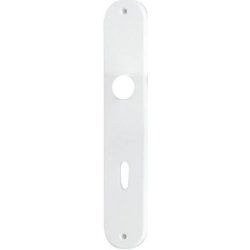 Štíty KLASIK 72 mm na klíč bílá, náhradní díl (1006) - Kliky, okenní a dveřní kování, panty Kování dveřní Kování dveřní mezip. plast
