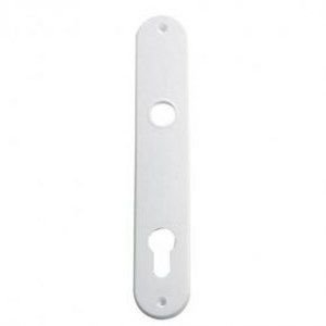 Štíty KLASIK 90 mm na vložku bílá, náhradní díl, balení 10 ks (1010) - Kliky, okenní a dveřní kování, panty Kování dveřní Kování dveřní mezip. plast