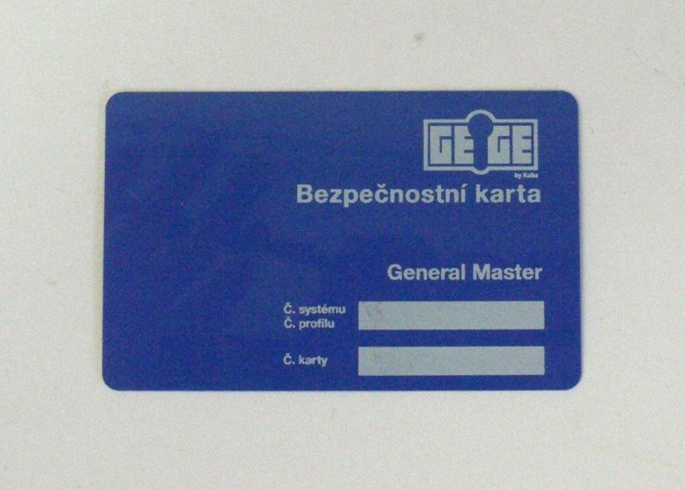 Karta KB GEGE DOPRODEJ - Vložky,zámky,klíče,frézky Zámky přídavné, přísl.