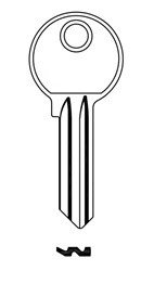 Klíč CEA COR 6S/CRB28L DOPRODEJ - Vložky,zámky,klíče,frézky Klíče odlitky Klíče cylindrické