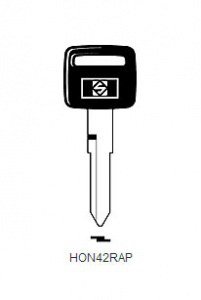 KA -/HA41SP/HON42RAP/HO7P (autoklíč) - Vložky,zámky,klíče,frézky Klíče odlitky Autoklíče