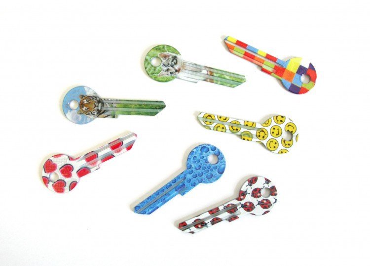 Klíč barevný FANCY 32R - Vložky,zámky,klíče,frézky Klíče odlitky Klíče cylindrické barevné