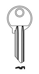 Klíč FAA 71/X14 žlutý - Vložky,zámky,klíče,frézky Klíče odlitky Klíče cylindrické barevné