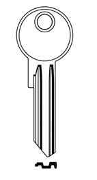 Klíč FBA 85/32R1 zelený - Vložky,zámky,klíče,frézky Klíče odlitky Klíče cylindrické barevné