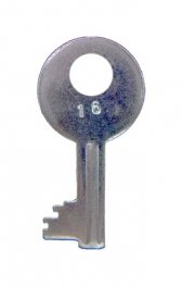 Klíč schránkový č.16 - Vložky,zámky,klíče,frézky Klíče odlitky Klíče schránkové