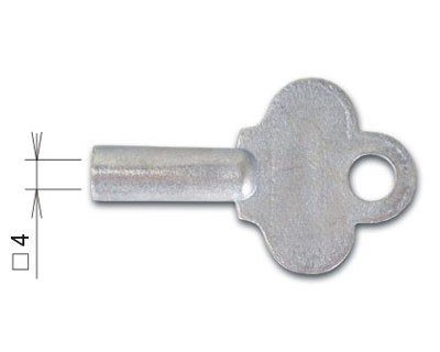 Klíč čtyřhran URNA 4 ZN-10007 - Vložky,zámky,klíče,frézky Klíče odlitky Klíče odlitky ostatní