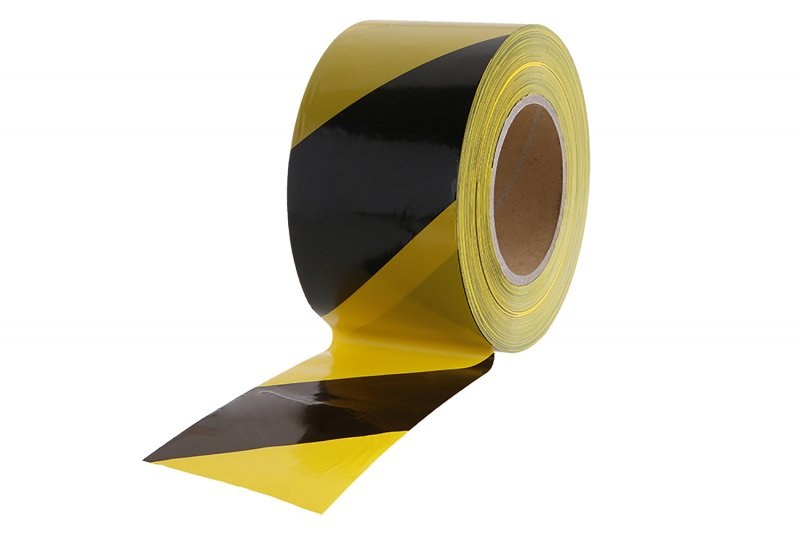 Páska varovací 80 mmx250 m ćerno-žlutá (balení 8 ks) - Vybavení pro dům a domácnost Pásky lepící, maskovací, izolační