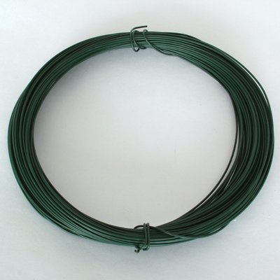 Drát vázací 1,4 mm poplastovaný (Zn + PVC), zelený, délka 50 m - Vybavení pro dům a domácnost Napínáky, dráty vázací a napínací