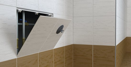 Dvířka vanová magnetická 150x150 mm - Vybavení pro dům a domácnost Stavební prvky Dvířka vanová, rozvadečová