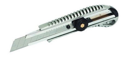 Nůž odlamovací ALU 18 mm kolečko celokovový - Vybavení pro dům a domácnost Nože Nože odlamovací, břity