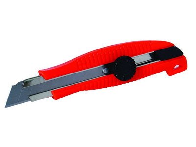 Nůž odlamovací S201 18 mm aretace šroubem+vodítko - Vybavení pro dům a domácnost Nože Nože odlamovací, břity
