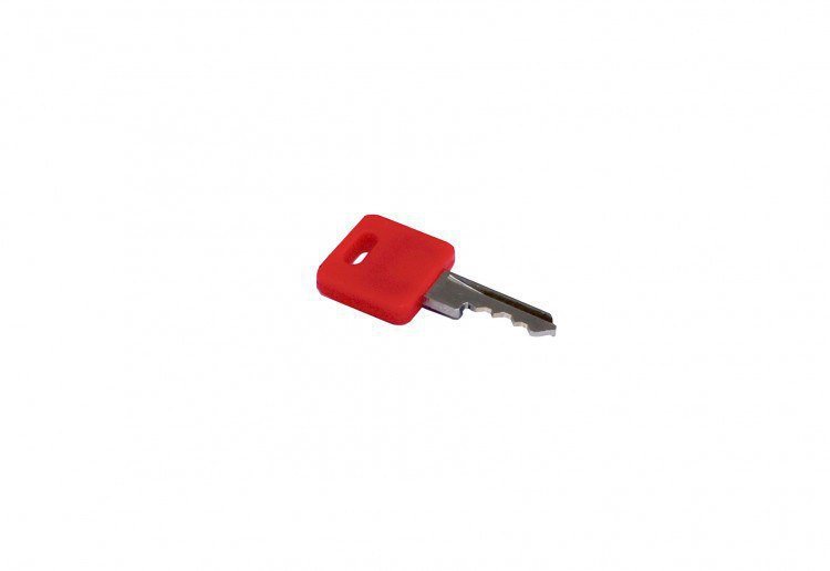 Klíč k visacímu zámku 2402.20 červený - Vložky,zámky,klíče,frézky Klíče odlitky Klíče cylindrické