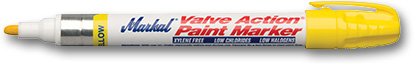 Popis.Valve Action Paint Marker Bí Pneum - Zednické nářadí, zahrada, nádoby Nářadí a pomůcky zednické Šňůry, značkovače, olovnice