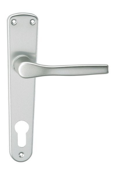 Kování interiérové MONET HR klika/klika 72 mm vložka stříbrný elox F1 (N20B) - Kliky, okenní a dveřní kování, panty Kování dveřní Kování dveřní mezip. hliník, bez PÚ