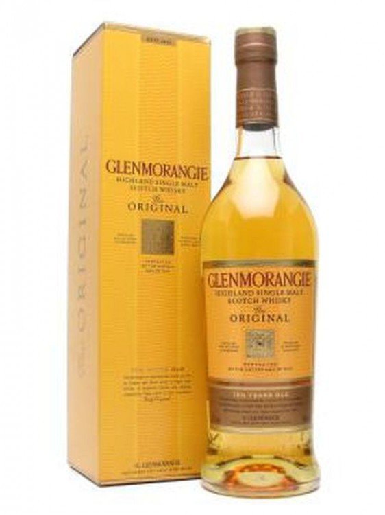 Glenmorangie Orig.Malt 10YO 70cl.+1 Tumb - Whisky, destiláty, likéry Whisky