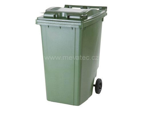 Nádoba plastová - popelnice 360 l zelená 11.2 - Zednické nářadí, zahrada, nádoby Nádoby, kontejnery, vany