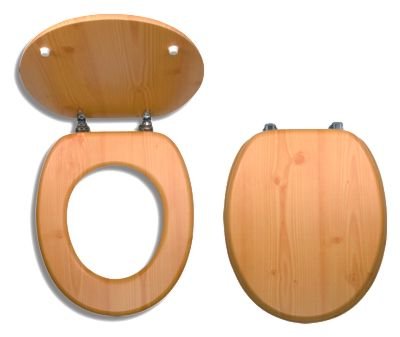 Sedátko dýhované dřevo WC/BOROVICE - Vybavení pro dům a domácnost Doplňky a pomůcky WC