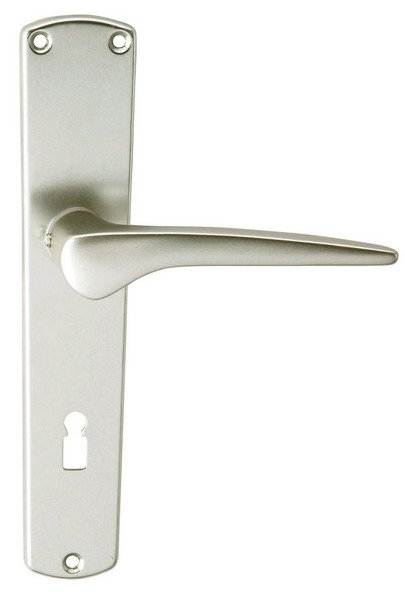 Kování interiérové LUNA-HR klika/klika 72 mm klíč nerezový elox F9 - Kliky, okenní a dveřní kování, panty Kování dveřní