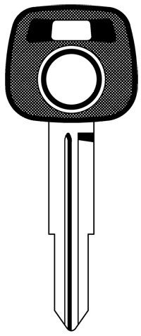 Klíč pro čip TP00TOYO-10.P - Vložky,zámky,klíče,frézky Klíče pro čip