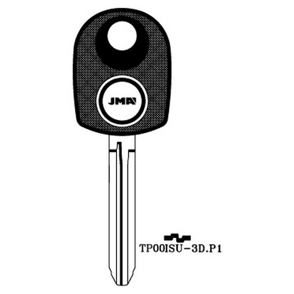 Klíč pro čip TP00ISU-3D.P1 - Vložky,zámky,klíče,frézky Klíče pro čip