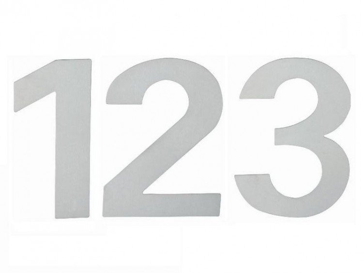 Číslo domovní "2" 120 mm nerez - Kliky, okenní a dveřní kování, panty Kování domovní a doplňky Číslice, písmena