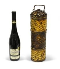Krabička bambus na 1 víno DOPRODEJ - Obaly na víno, příslušenství Obaly a stojany na víno
