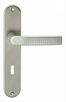 Kování interiérové ROSA OV klika/klika 72 mm klíč nerezový elox F9 - Kliky, okenní a dveřní kování, panty Kování dveřní Kování dveřní mezip. hliník, bez PÚ