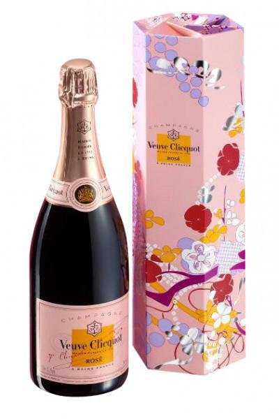 Veuve Clicquot rose 0,75 Kimono C6 - Vína šumivá Růžové Brut