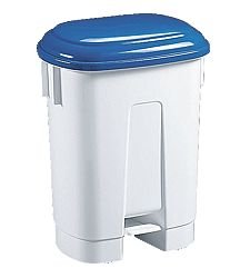 Koš odpadkový plastový Sirius 60 l modré víko - Vybavení pro dům a domácnost Koše odpadkové, na prádlo, nákupní
