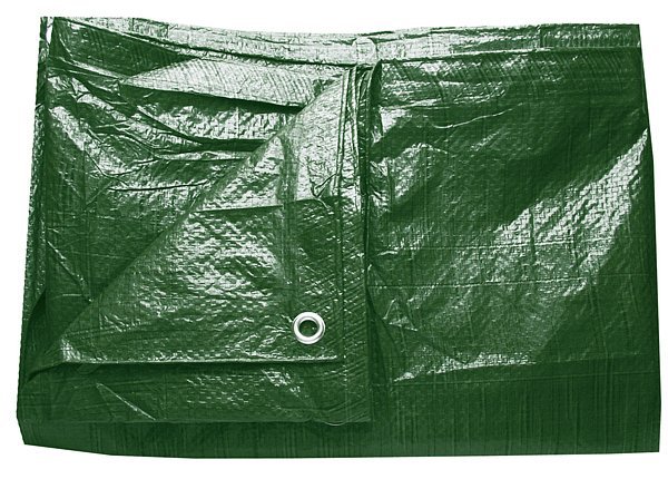 Plachta zakrývací 6x8 m 200 g/m2 PE zelená - Zednické nářadí, zahrada, nádoby Obaly, plachty, folie, pytle