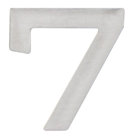 Číslice "7" 25 mm nalepovací nerez IN - Kliky, okenní a dveřní kování, panty Kování domovní a doplňky Číslice, písmena