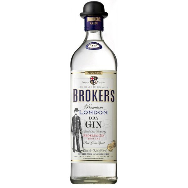 Brokers Dry Gin 0,7l 40% - Whisky, destiláty, likéry Ostatní lihoviny