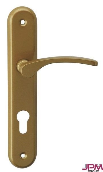 Kování interiérové VIOLA klika/klika 90 mm vložka zlatá Al - Kliky, okenní a dveřní kování, panty Kování dveřní Kování dveřní mezip. hliník, bez PÚ
