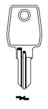 Klíč KC FRT4R - Vložky,zámky,klíče,frézky Klíče odlitky Klíče cylindrické