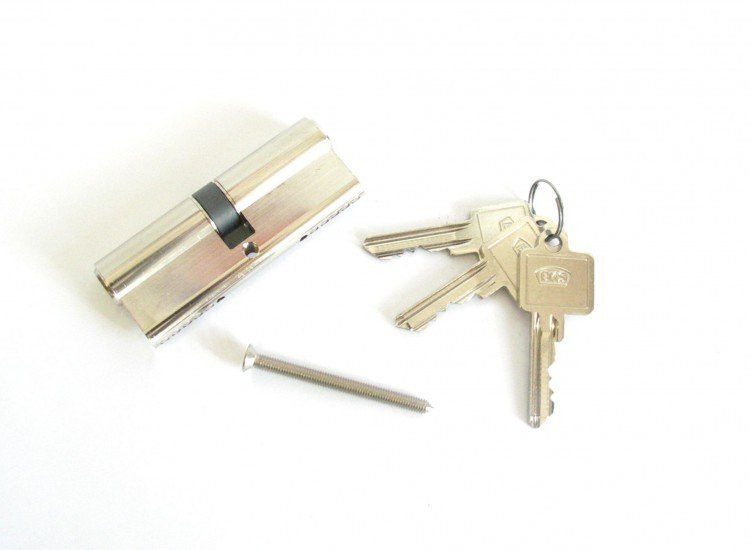 Vložka cylindrická 31x40mm Ni PS:1TA 3 klíče BKS - Vložky,zámky,klíče,frézky Vložky cylindrické