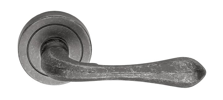 Kování rozetové STAR P 1461 na klíč černá patina - Kliky, okenní a dveřní kování, panty Kování dveřní Kování dveřní mezip. bronz, čni