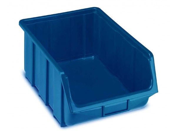 Box plastový Ecobox 115 modrý 333 x 505 x 187 mm - Vybavení pro dům a domácnost Schránky, pokladny, skříňky Bedny, boxy ukládací, skříňky