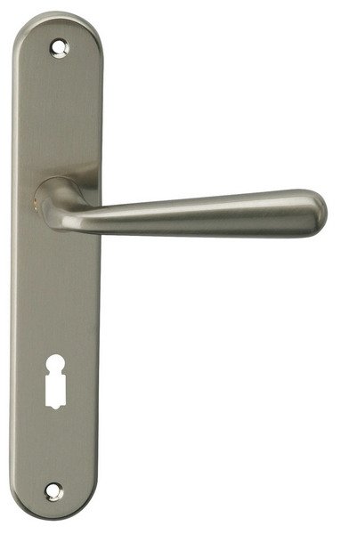 Kování interiérové CHARLIE klika/klika 72 mm klíč matný nikl - Kliky, okenní a dveřní kování, panty Kování dveřní Kování dveřní mezip. bronz, čni
