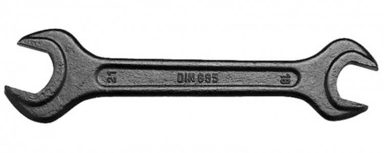 Klíč oboustranný otevřený metrický 16 x 18 mm DIN 895 - Nářadí ruční a elektrické, měřidla Nářadí ruční Klíče montážní