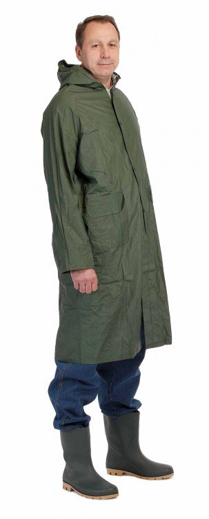 Plášť do deště CETUS PVC velikost XXL zelená - Pomůcky ochranné a úklidové Pomůcky ochranné Oděvy, bundy, kalhoty, obleky