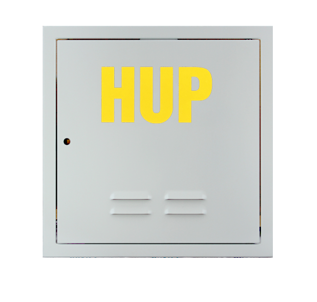 Dvířka revizní 300 x 300 bílá s odvětráním HUP + klička - Vybavení pro dům a domácnost Stavební prvky Dvířka vanová, rozvadečová