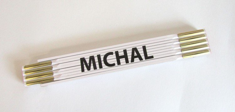 Metr skládací 2 m MICHAL (PROFI, bílý, dřevěný) - Nářadí ruční a elektrické, měřidla Měřidla Metry skládací