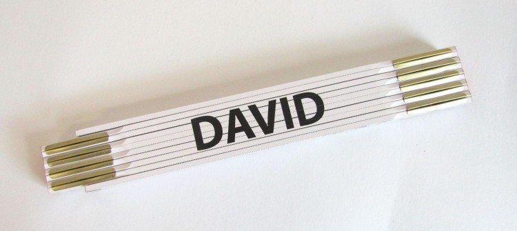 Metr skládací 2 m DAVID (PROFI, bílý, dřevěný) - Nářadí ruční a elektrické, měřidla Měřidla Metry skládací