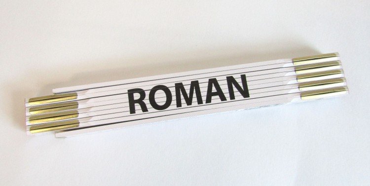 Metr skládací 2 m ROMAN (PROFI, bílý, dřevěný) - Nářadí ruční a elektrické, měřidla Měřidla Metry skládací