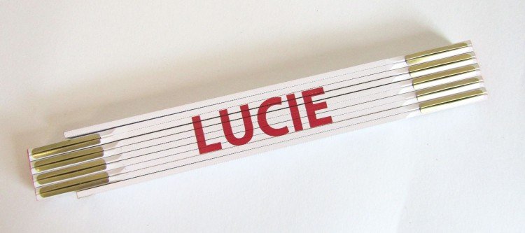 Metr skládací 2 m LUCIE (PROFI, bílý, dřevěný) - Nářadí ruční a elektrické, měřidla Měřidla Metry skládací