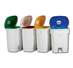 Koš odpadkový Sirius 30 l, bílé víko - Vybavení pro dům a domácnost Koše odpadkové, na prádlo, nákupní