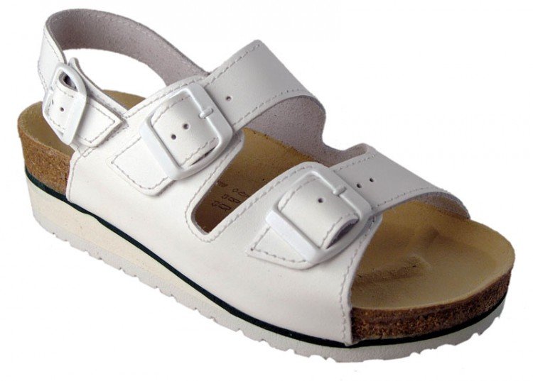 Sandále dámské DORIS bílé vel. 41 - Pomůcky ochranné a úklidové Pomůcky ochranné Obuv, holinky, pantofle