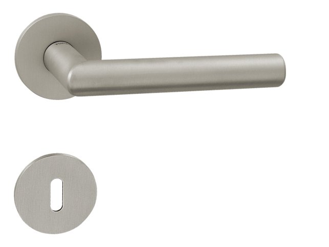 Kování rozetové TI-FAVORIT-R 4002 5 S na klíč bílá mat - Kliky, okenní a dveřní kování, panty Kování dveřní Kování dveřní mezip. hliník, bez PÚ